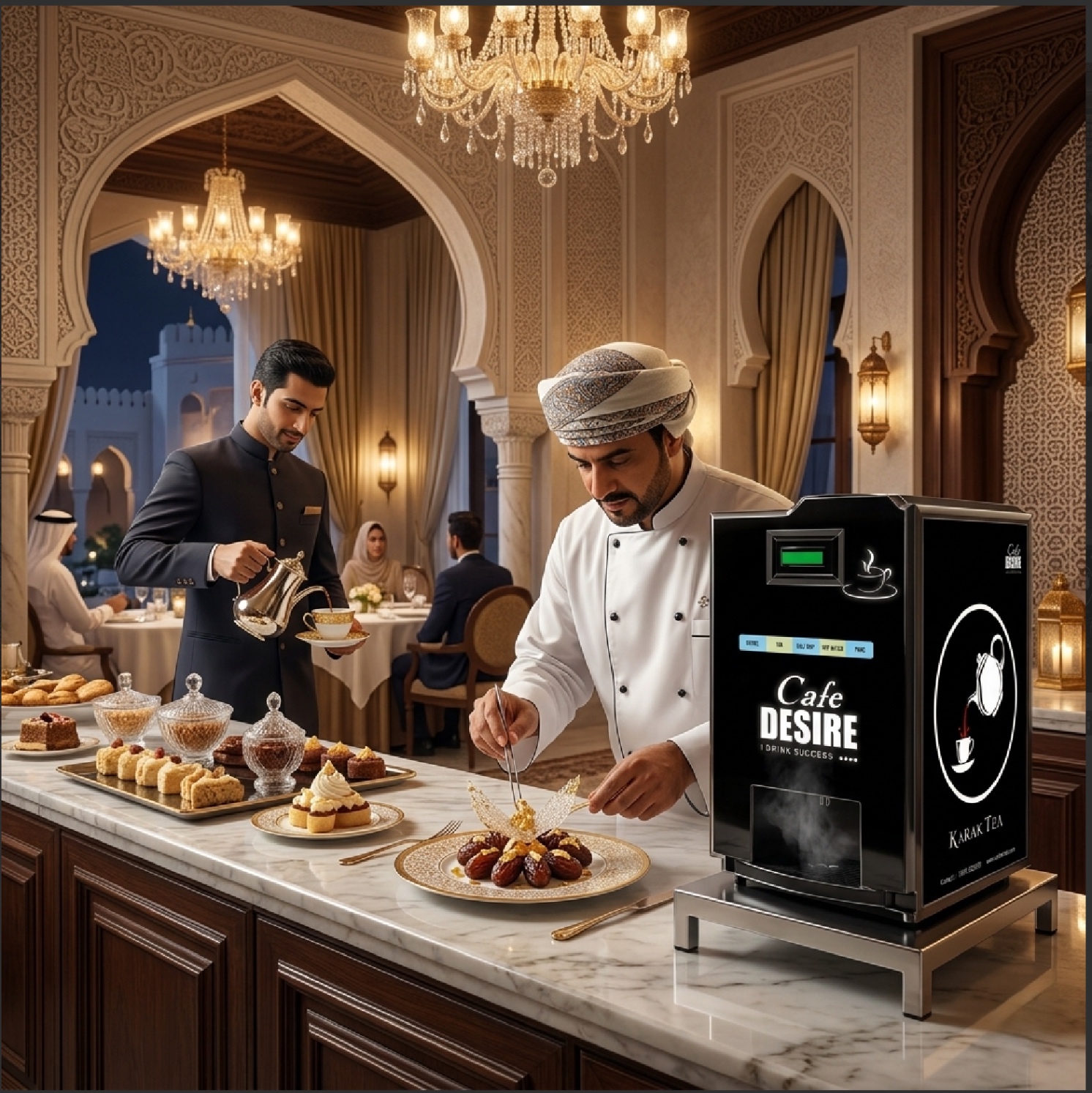 Café Desire beverage solution for restaurants in Oman